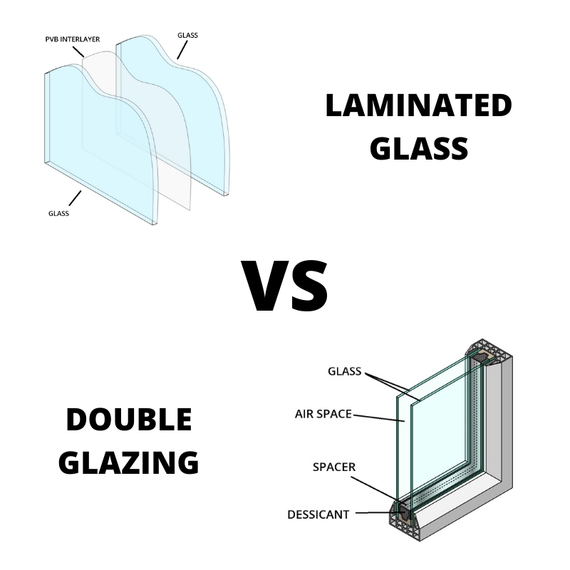 ramp College slaaf Laminated Glass vs Double Glazing - Primal Glass Replacement