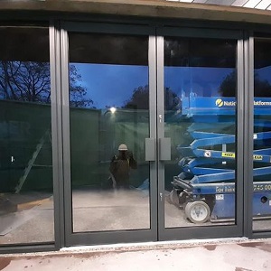 Glass shopfront installation done by Primal Glass Replacement